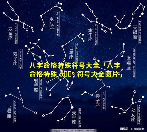 八字命格特殊符号大全「八字命格特殊 🐺 符号大全图片」